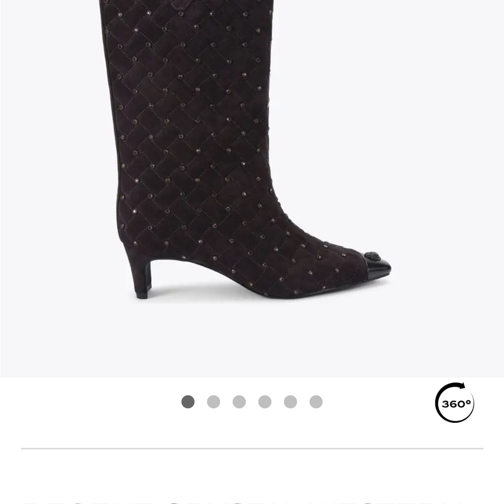 Kurt Geiger Brown Heeled Boots with Sleek Design